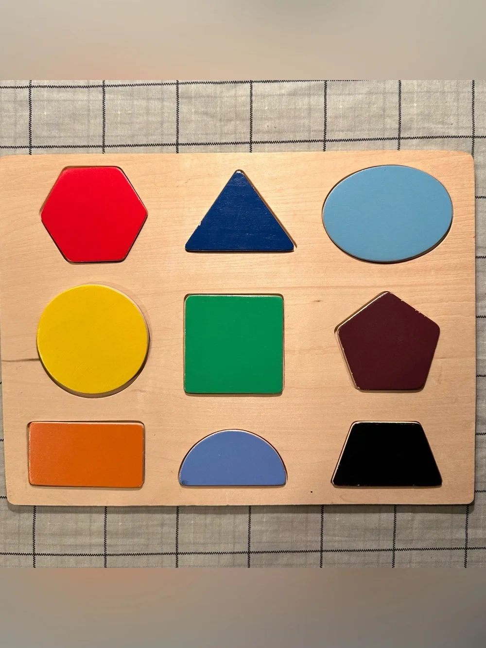 Collection of wooden puzzles for toddlers • kids